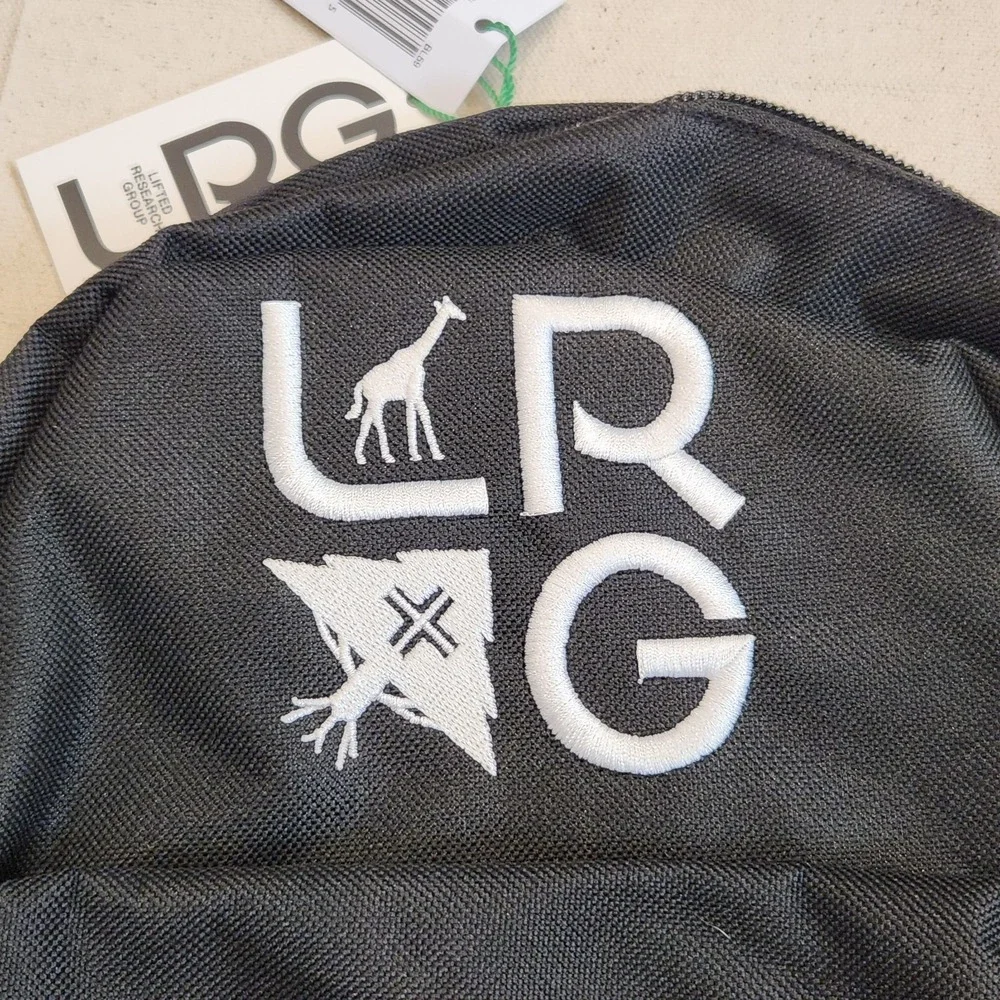 New LRG Lifted Research Group Lifecycle Sling Bag Black Crossbody Pack